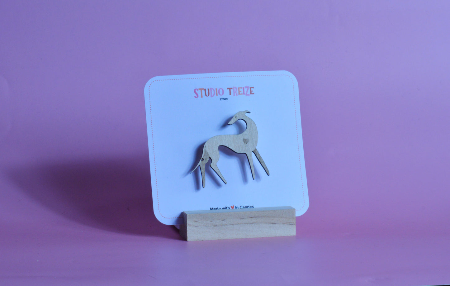 Broche "Lévrier"
