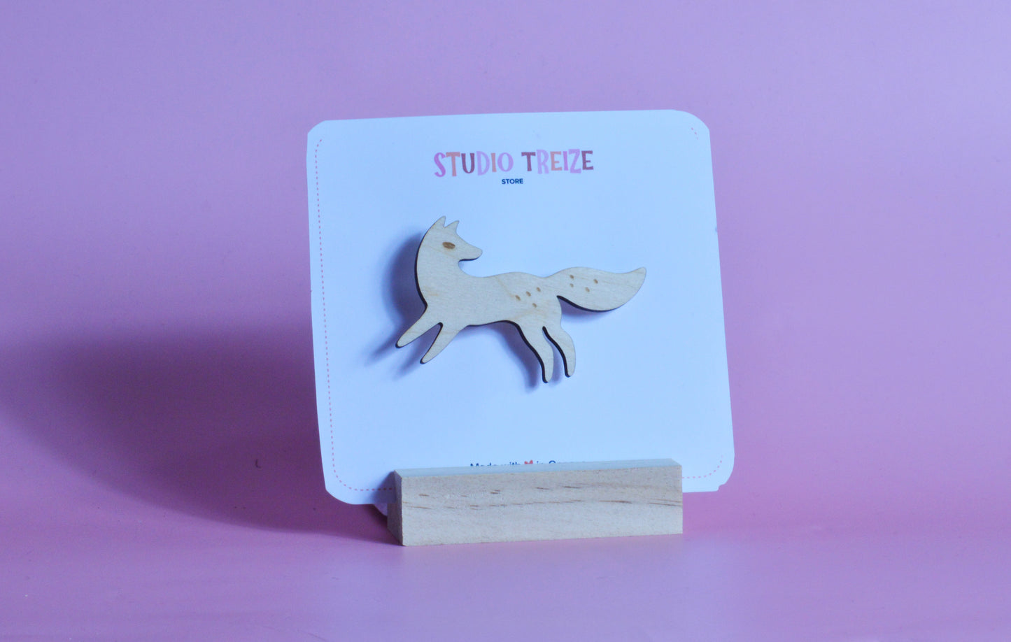Broche "Renard"