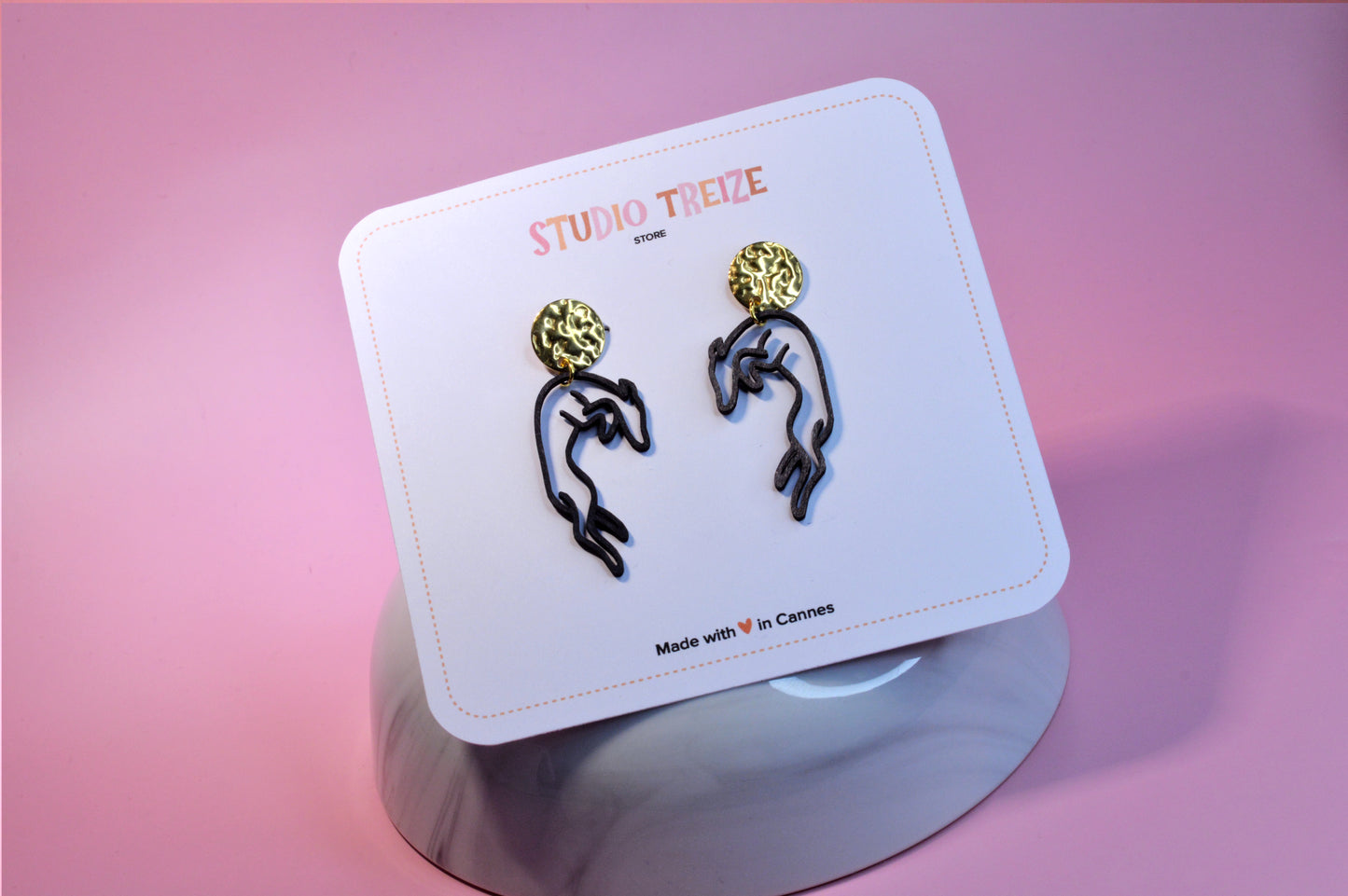 Boucles d'oreilles Leviers