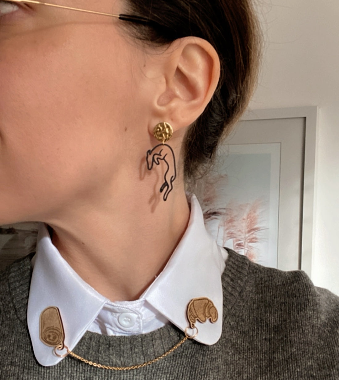Boucles d'oreilles Leviers