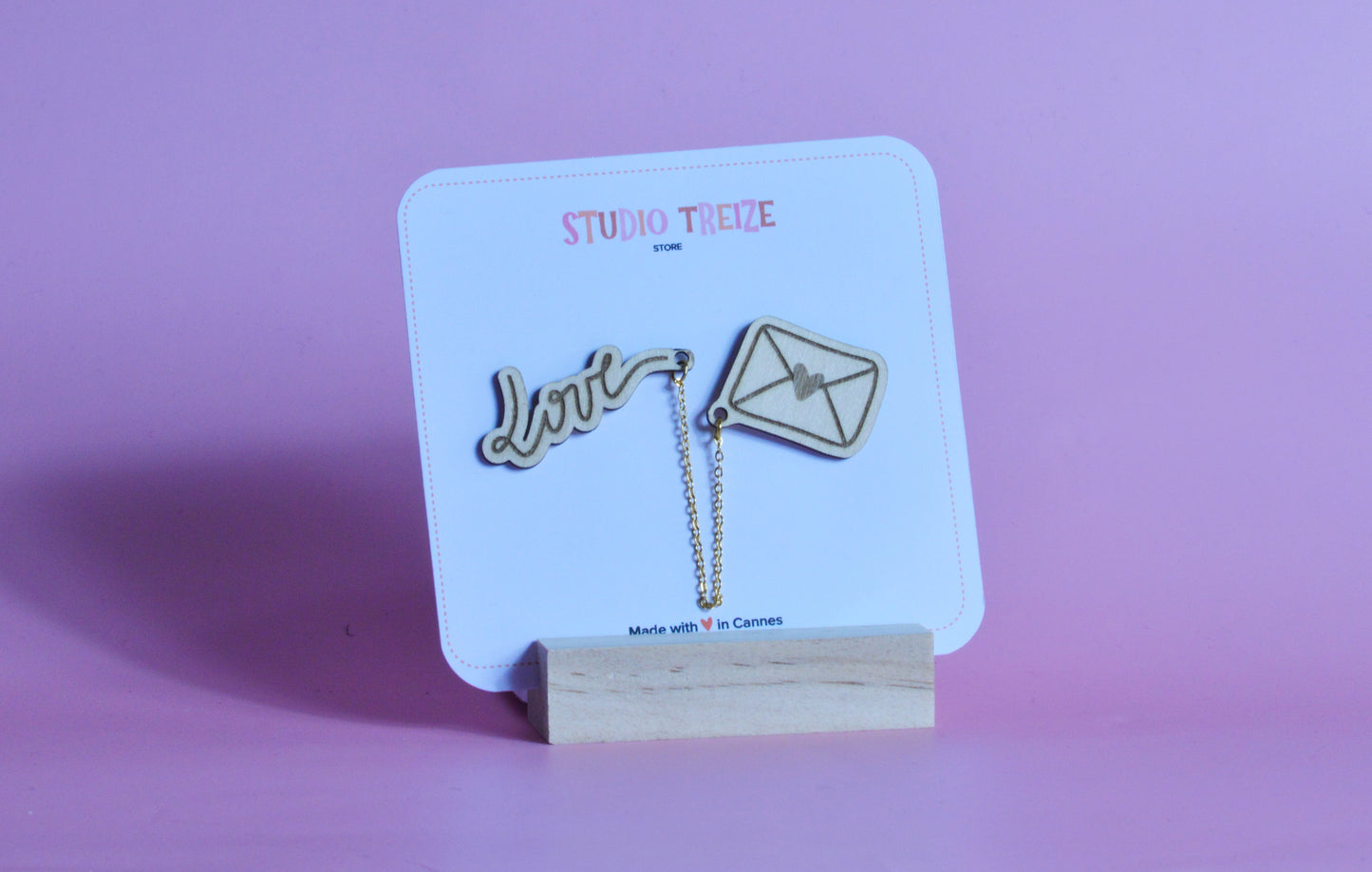 Pins de cols claudine "Love"