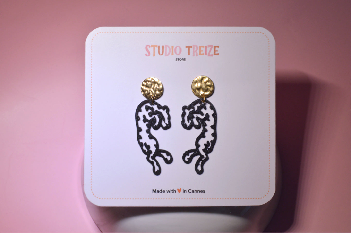 Boucles d'oreilles Leopard