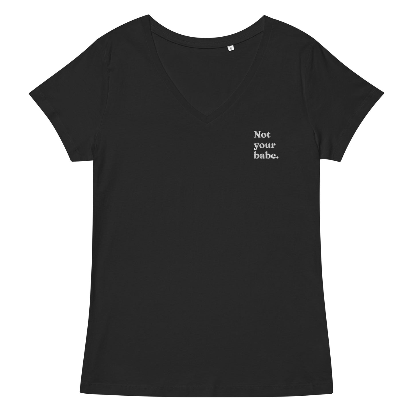 T-shirt "Not your babe" femme
